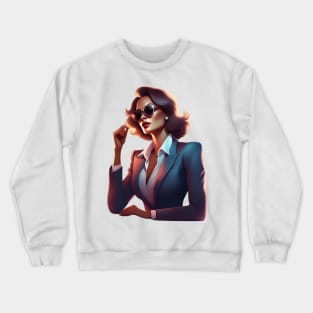 Thinking Boss Lady Crewneck Sweatshirt